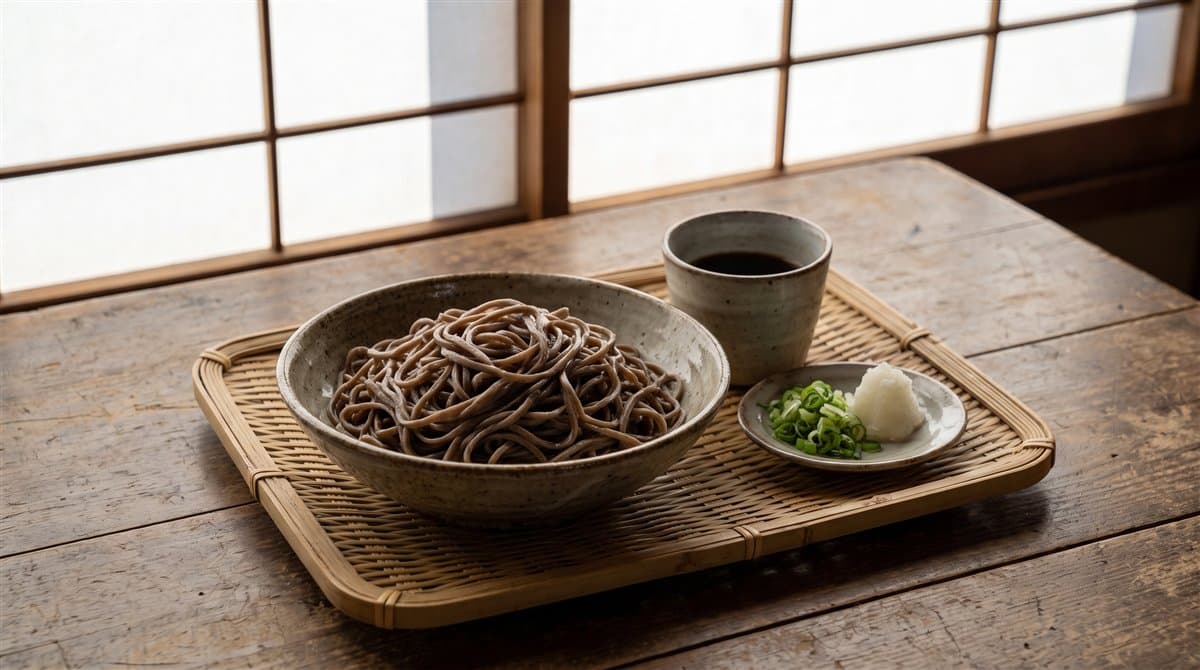 Handmade soba bowl
